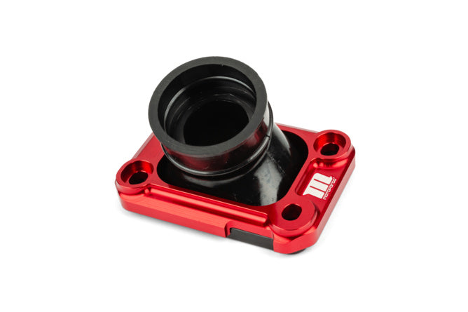 Collettore aspirazione con piastra Motoforce Racing AM6 / Derbi Rosso