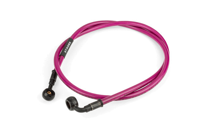 Tubo Freno Stage6 110cm 90 ° + 25 ° viola