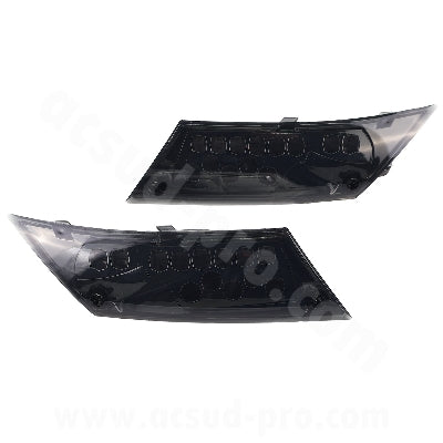 COPPIA FRECCE POSTERIORI DESTRA + SINISTRA PIAGGIO ZIP 50 2000>FUME*