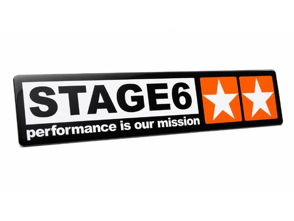 Adesivo Stage6 120x30mm nero