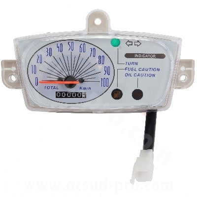 TACHIMETRO CONTA Km MBK 50 OVETTO 1997-2000 / YAMAHA 50 NEOS 1997-2000  ( OEM : 5AD-H351000 )