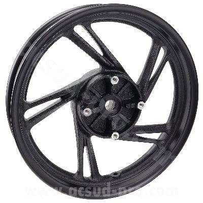 CERCHIO POSTERIORE OEM QUALITY HONDA SH 125-150CC 2017-2025 ( OEM : 42650-K0R-V10ZA ) NERO OPACO          
