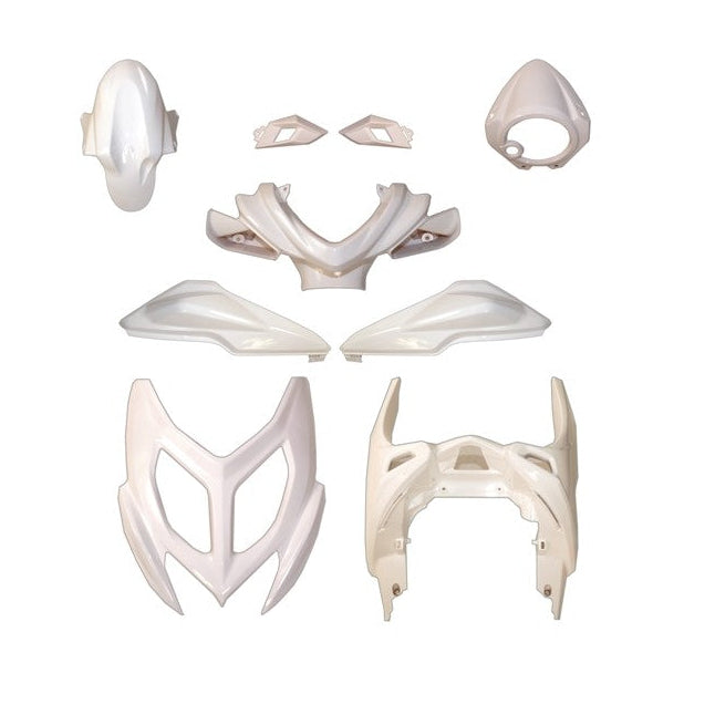 Kit carene plastiche Yamaha Aerox MBK Nitro 50 dal 2013 ad oggi BIANCO LUCIDO