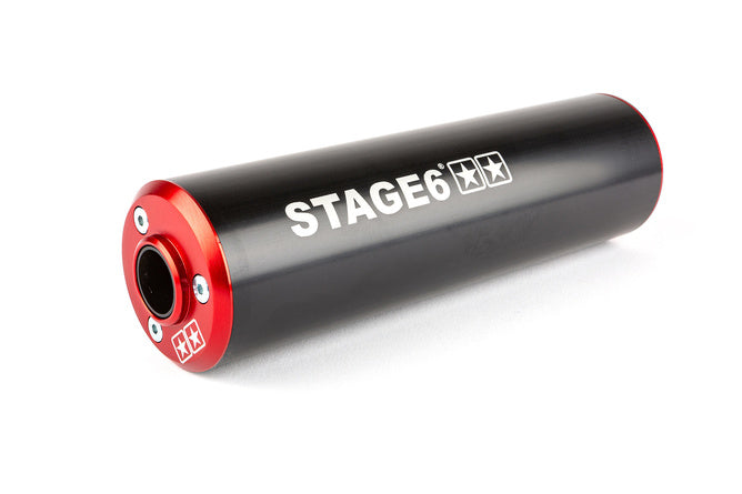 Scarico Stage6 Streetrace 80 - 90 AM6 Rosso