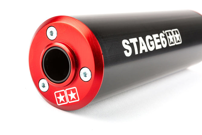 Scarico Stage6 Streetrace 80 - 90 AM6 Rosso