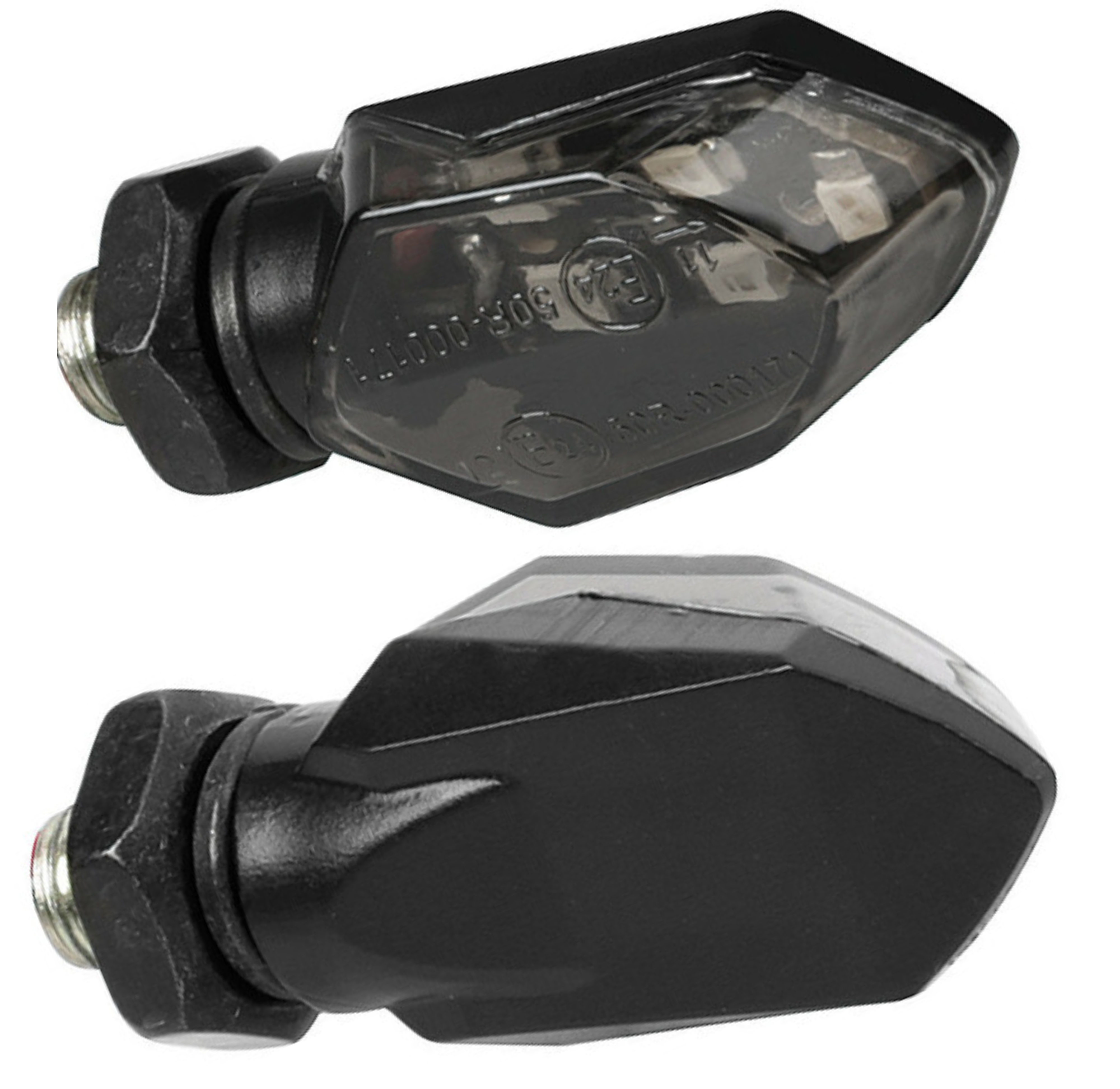 Coppia Frecce Indicatori di Direzione Universali LED – Waterproof Omologati per moto e scooter