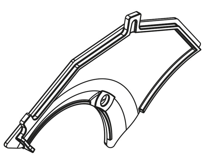 Polini Coperchio Plastico Sx Motore - codice 955.520.004