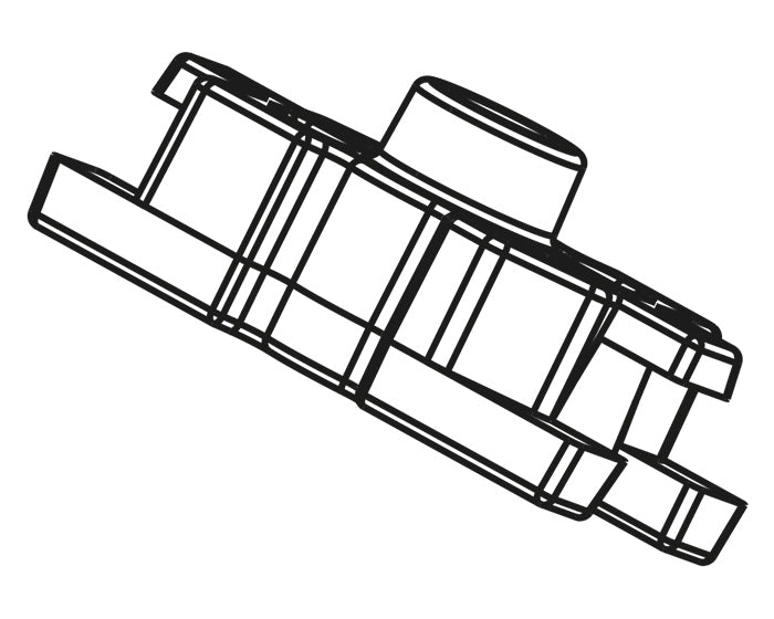 Polini Tassello Fissaggio Coperchio Plastico - codice 955.520.008