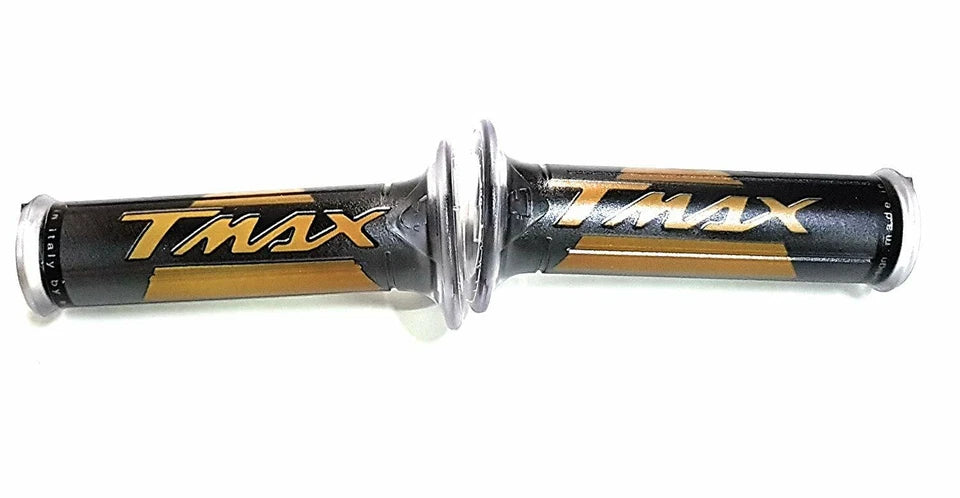 COPPIA MANOPOLE CON SCRITTA TMAX VARI COLORI YAMAHA T MAX 500 530 560 2001-2026