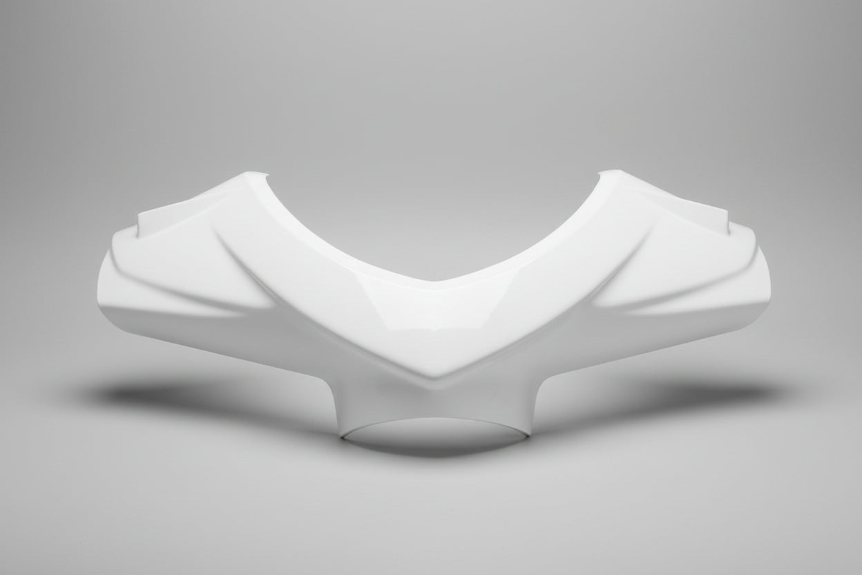 COPRIMANUBRIO ANTERIORE BIANCO KYMCO KYMCO AGILITY 50 2T R16 2010/2013 00153312nv codice 53205LFC2E10NVP