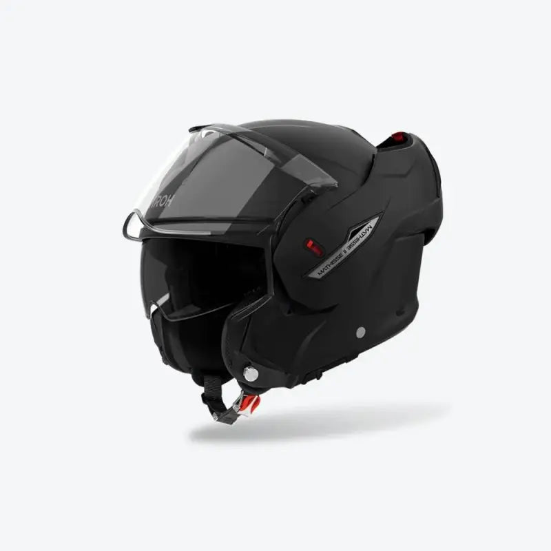 Casco Moto Modulare Reversibile Ribaltabile Airoh Mathisse II  Nero Opaco