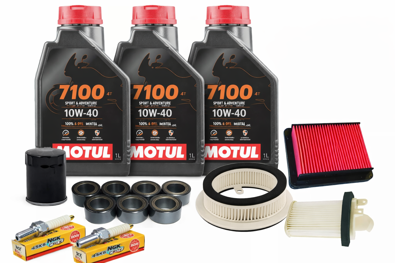 Tagliando YAMAHA TMax 500 2008 2009 2010 2011 T-Max MOTUL 7100 10W40 + Filtro