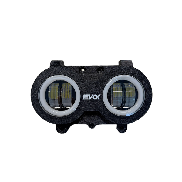 FANALE A LED EVOK IRON LED PER BOOSTER SPIRIT 50 DOPPIO FARO 1990/1998