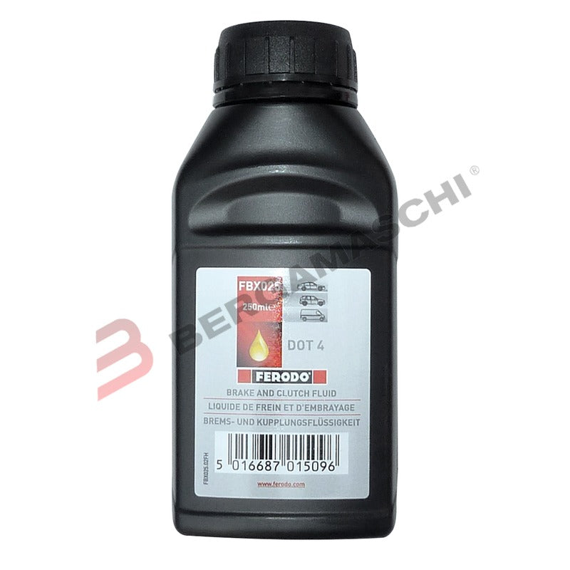 OLIO LIQUIDO FRENI DOT4 MOTO E SCOOTER FERODO 250 ML