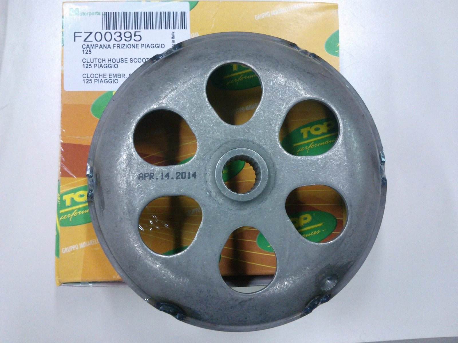 CAMPANA FRIZIONE APRILIA DERBI GILERA PIAGGIO VESPA 125/150/180/200/250/300 TOP PERFORMANCE: FZ00395