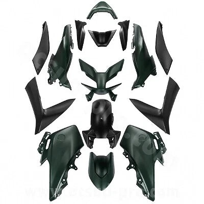 KIT CARENE 15 PEZZI CARENA YAMAHA TMAX 560CC 2022-2024 DARK PETROL CARENE VERSIONE TIPO ORIGINALE MADE IN TAIWAN NO CINA TNT ORIGINAL Codice : 367326