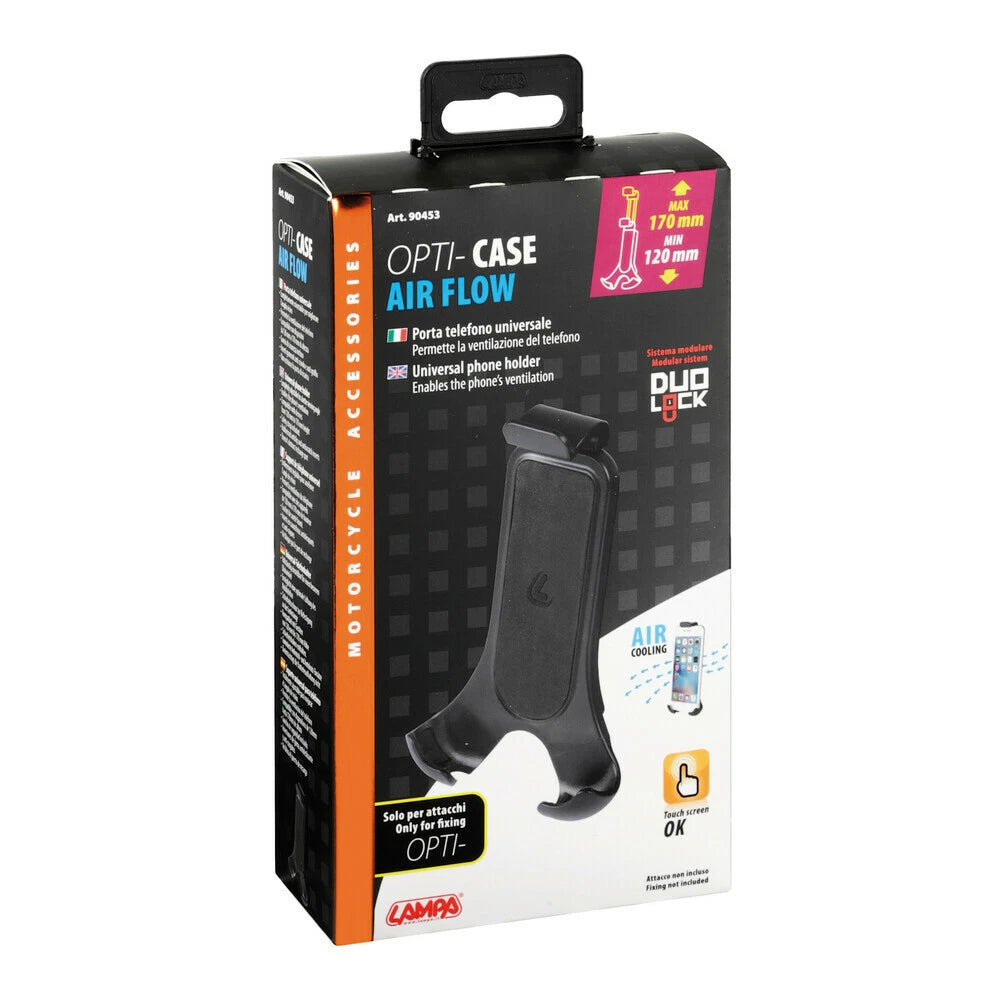 Lampa Opti Case, Porta Smartphone Telefono Universale per i tutti i tipi di smartphone Moto e Scooter Optiline 90453