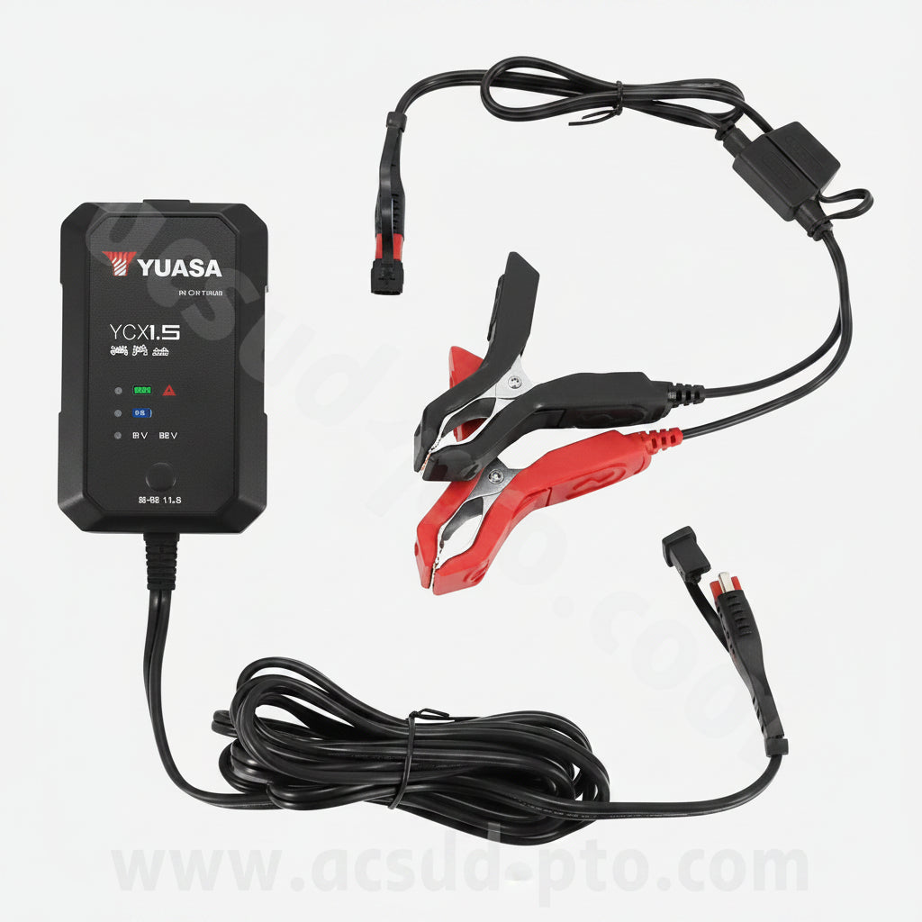 MANTENITORE DI CARICA BATTERIE YUASA YCX 1.5 6V/12V 1,5A CAPACITA 30 AH
