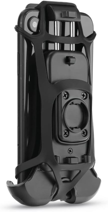 Supporto Porta telefono Smartphone Moto Scooter con attacco per vaschetta olio freni / frizione Optiline 91596+90453 T-max