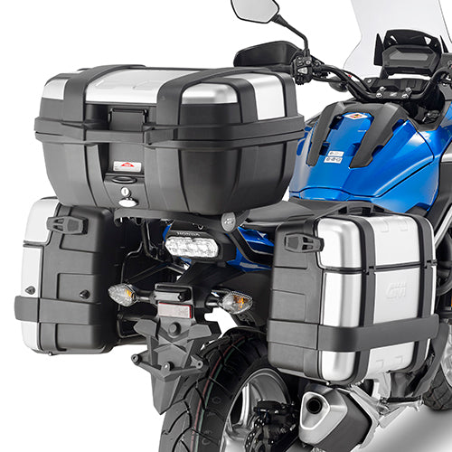 Coppia Valigie Laterali Alluminio Givi TRK33PACK2 Trekker Monokey 33 Litri