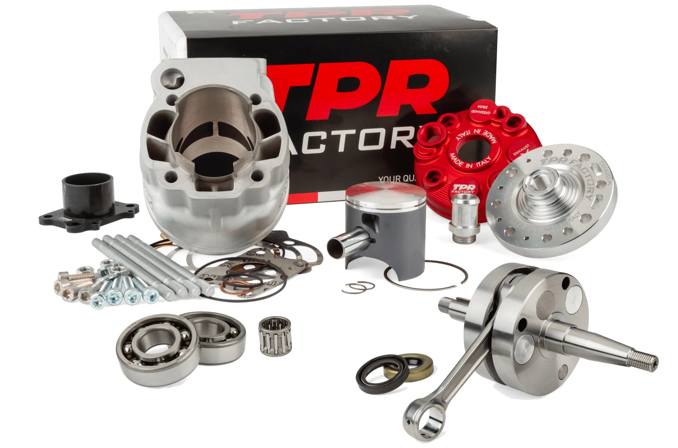 Kit cilindro + albero motore TPR 100 MINARELLI AM6 Top Performances