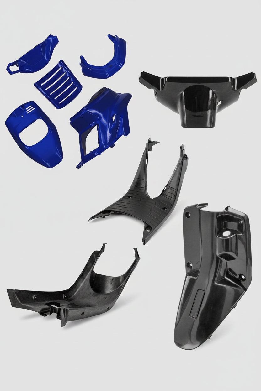 KIT CARENE MBK BOOSTER SPIRIT YAMAHA BW'S ORIGINAL 1990-2003 BLU METALIZZATO