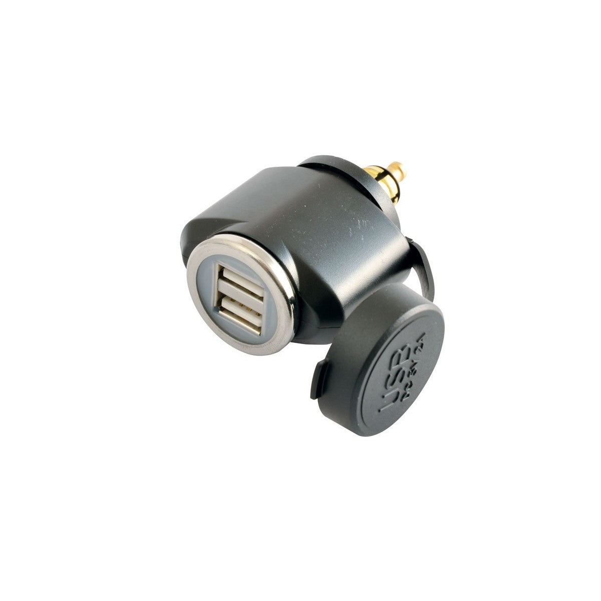 PPresa doppio DIN USB ad alta potenza Tecnoglobe per Moto e Scooter