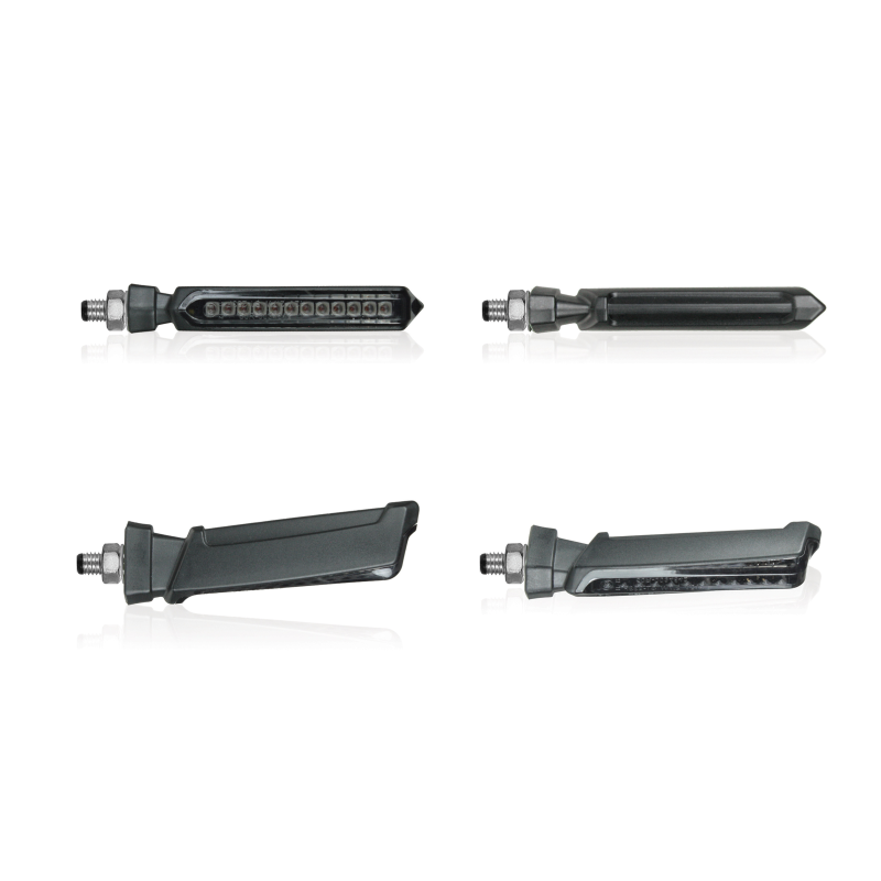CLIGNOTANTS À LED SEQUENTIEL 2.0 HAMMER NOIR/FUME