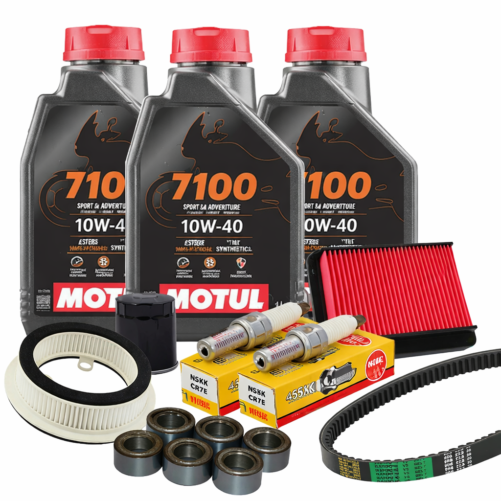 Tagliando YAMAHA TMax 500 2008 2009 2010 2011 T-Max MOTUL 7100 10W40 + Filtro