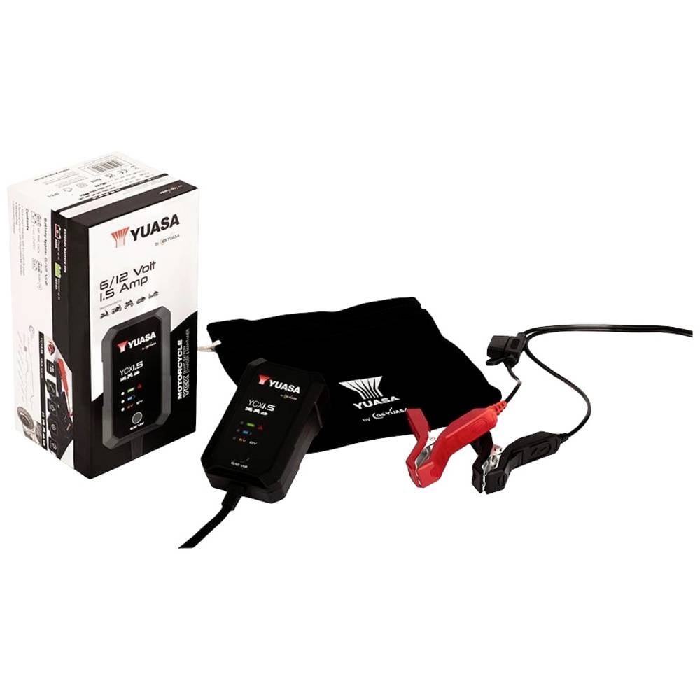 MANTENITORE DI CARICA BATTERIE YUASA YCX 1.5 6V/12V 1,5A CAPACITA 30 AH
