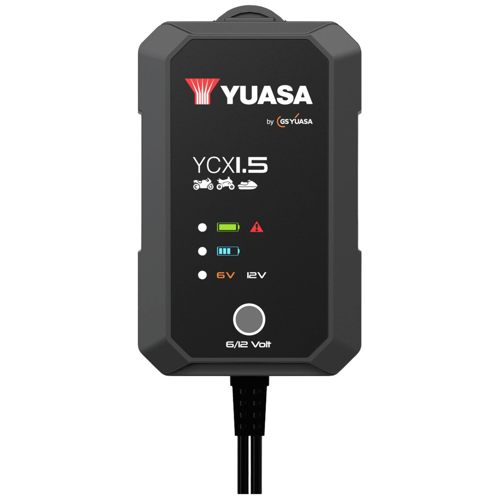 MANTENITORE DI CARICA BATTERIE YUASA YCX 1.5 6V/12V 1,5A CAPACITA 30 AH
