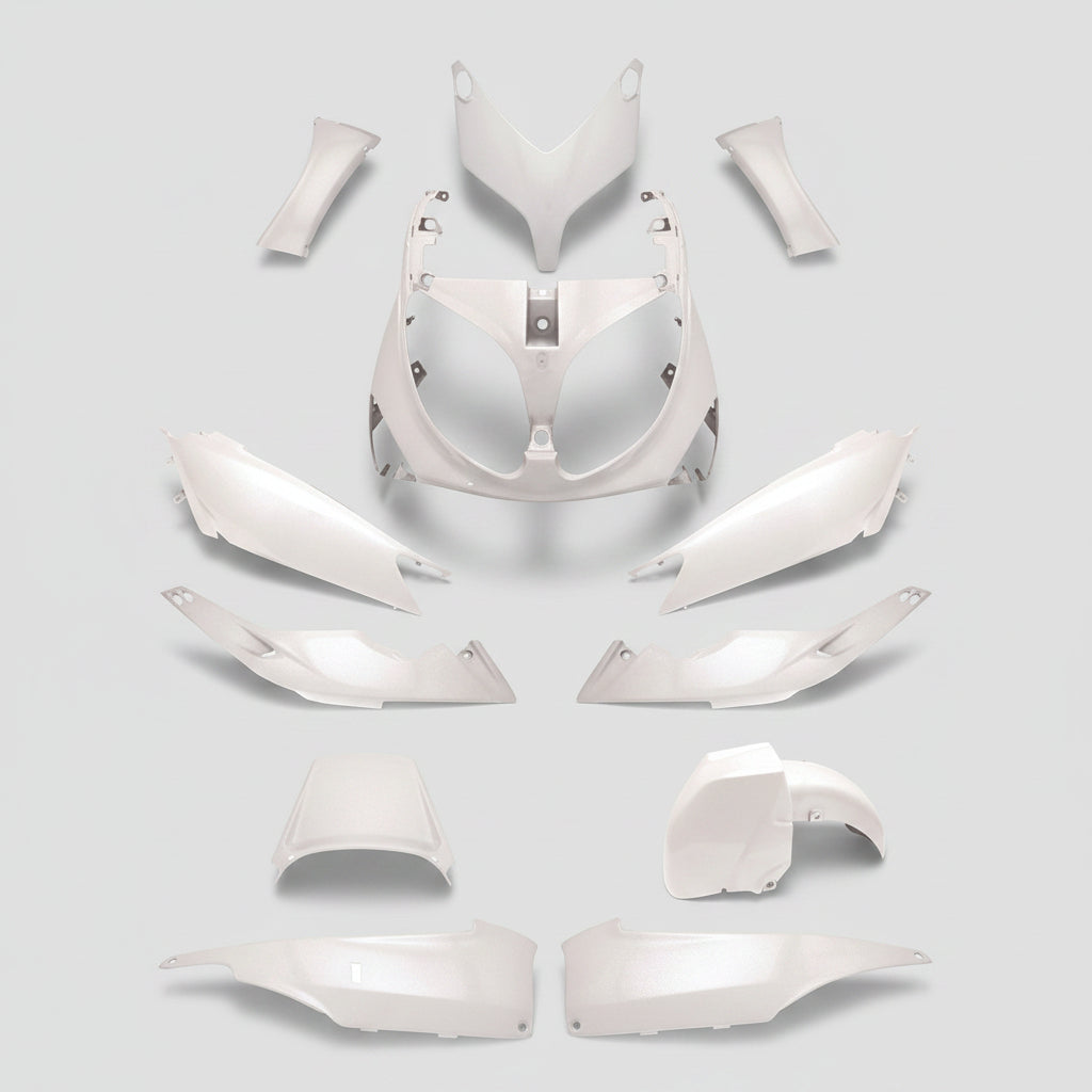 Kit Carene Complete Yamaha TMAX 500 (2001-2007) Bianco 12 Pezzi