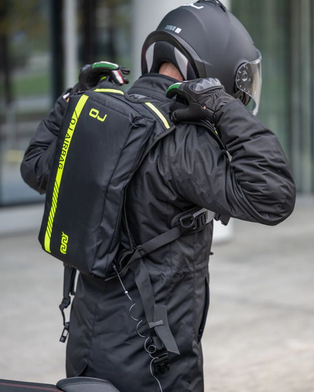 Airbag Flat Gialli Oj per Moto e Scooter
