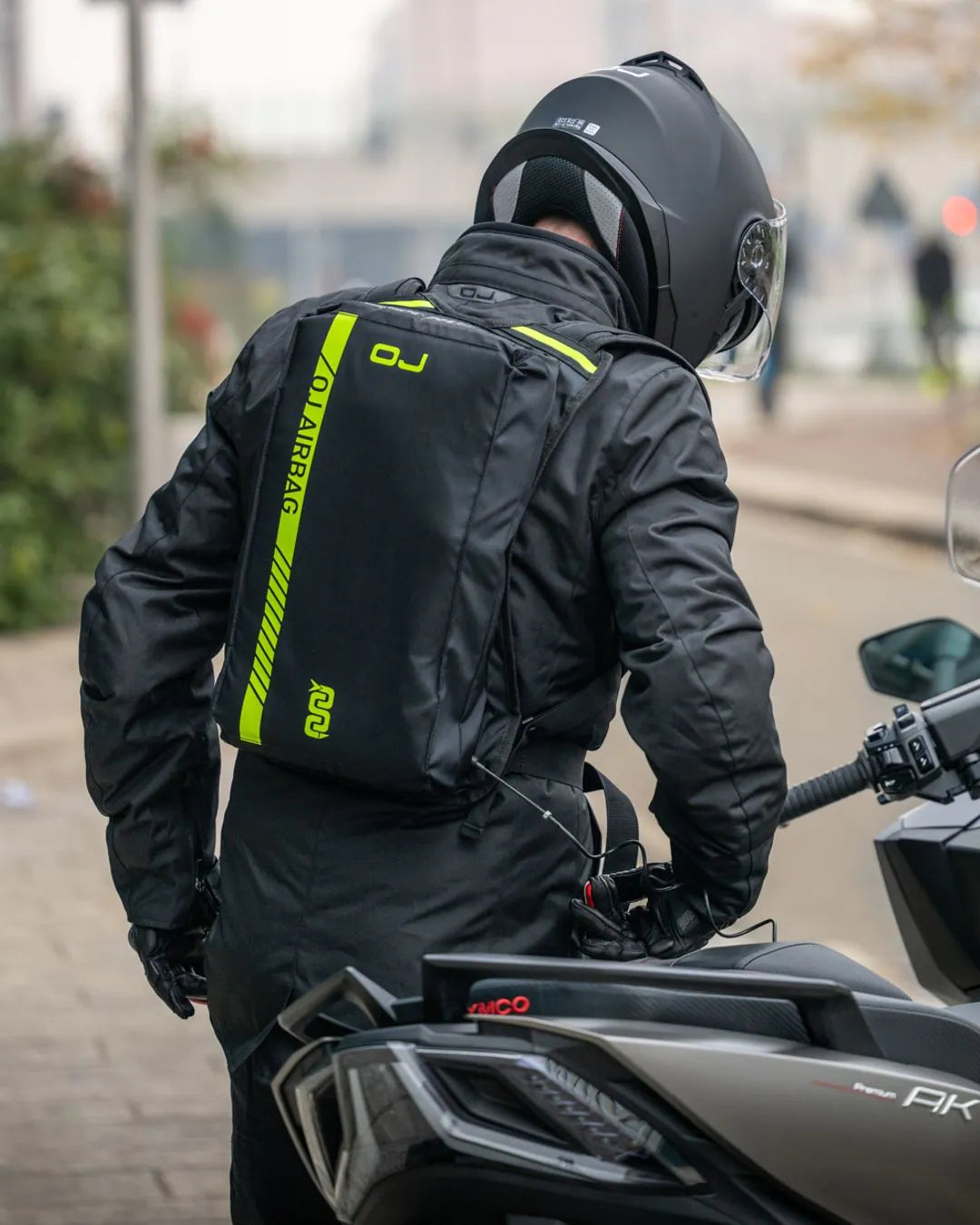 Airbag Flat Gialli Oj per Moto e Scooter