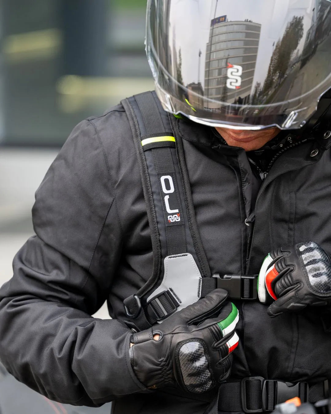 Airbag Flat Gialli Oj per Moto e Scooter