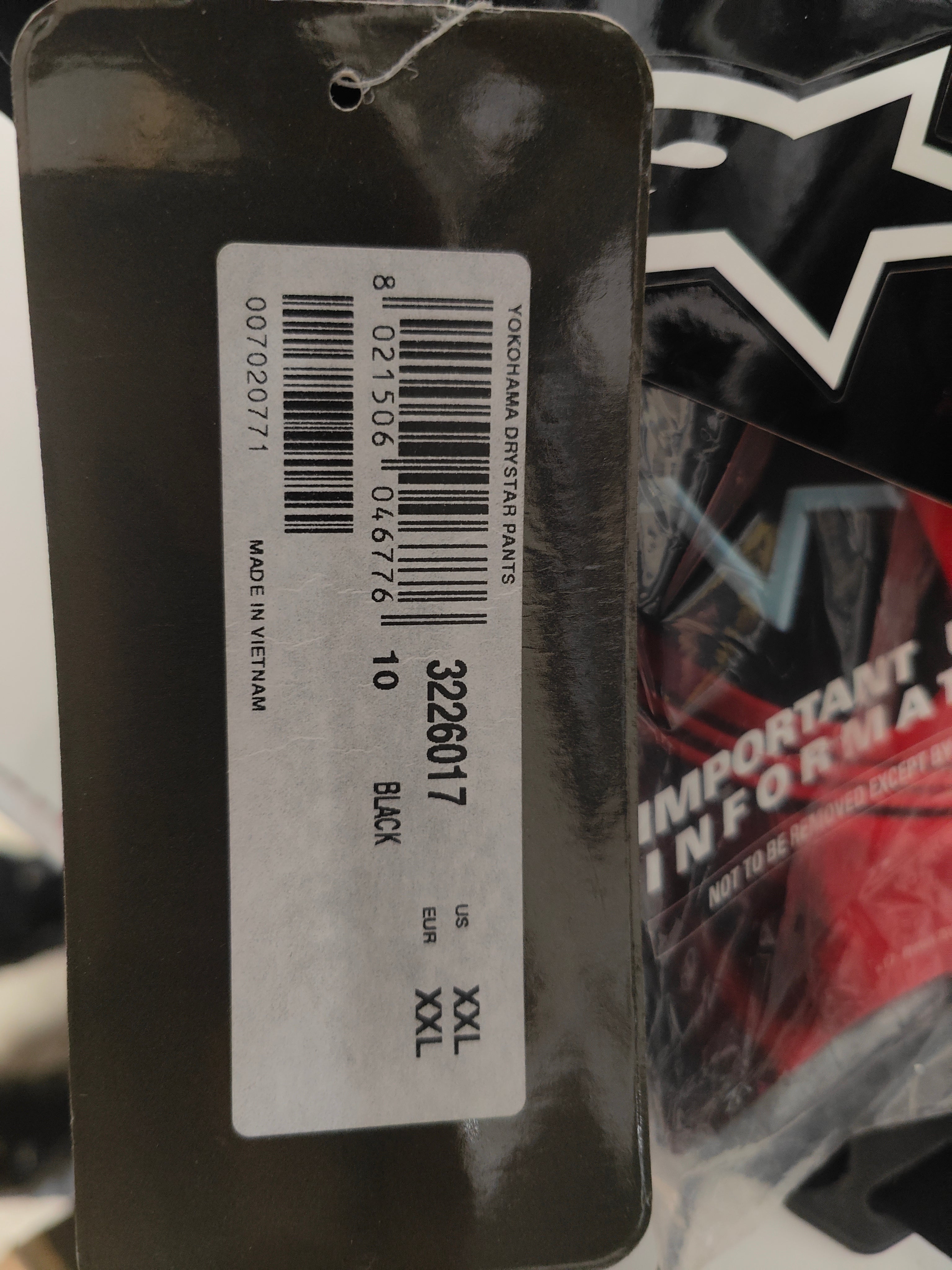 Pantaloni moto Alpinestars Yokohama Drystar NERO 4 Stagioni