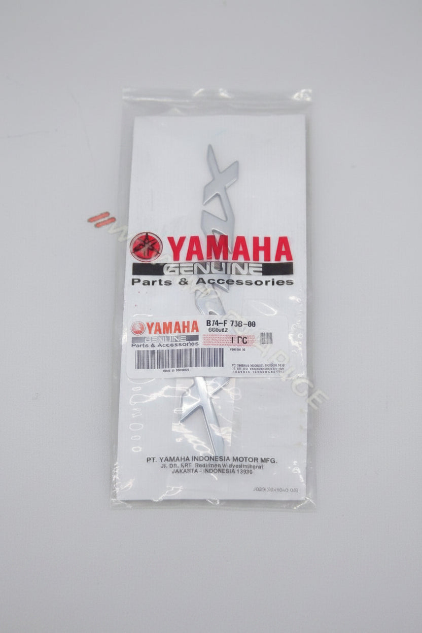 Genuine Yamaha XMAX 300 3D Logo Emblem SILVER Chrome B74-F173B-00 Parts|375943906220
