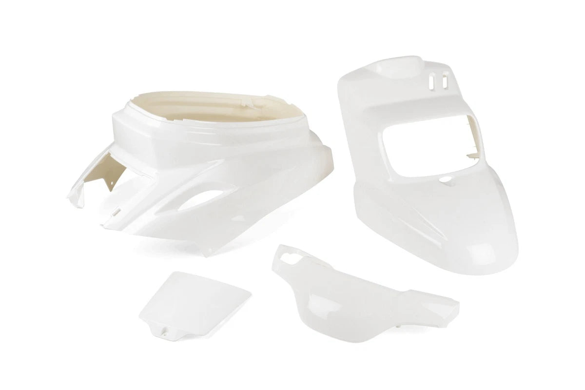 STR-993/PACK2 FAIRING AND LIGHTS KIT BLACK & WHITE MBK BOOSTER YAMAHA BWS 2004-2022|366297411285
