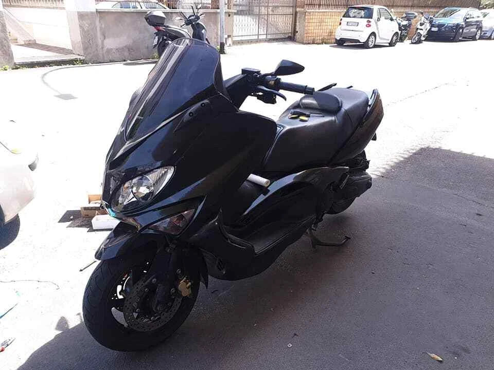 367000 ACSUD TNT PLASTIC KIT BLACK FAIRINGS 12PCS YAMAHA TMAX T MAX 500 2001 2007|365932204357