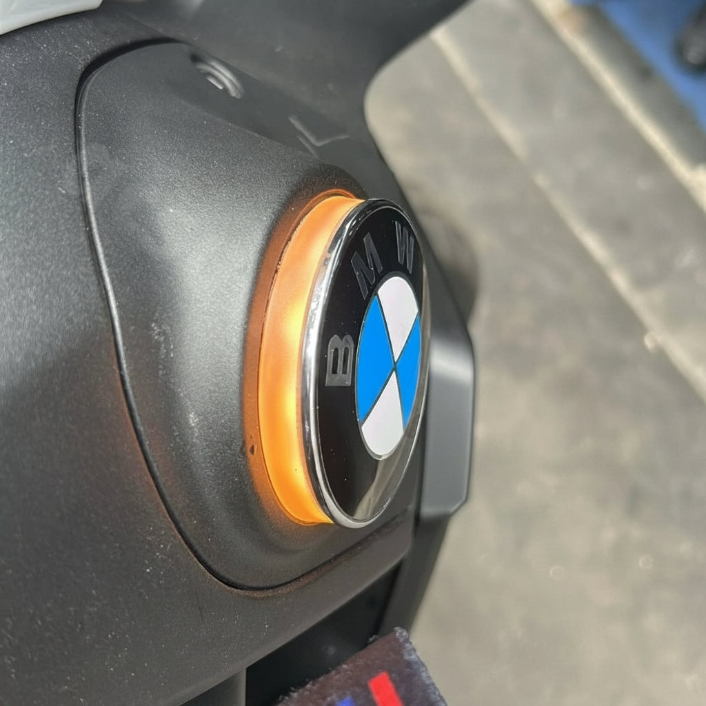 PAIR ADDITIONAL LED LOGO RB MAX BMW GS / GSA / RT / C / K (Ø70MM)|365955304869