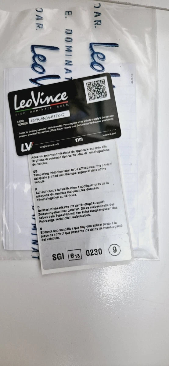 14000 LV Marmitta Scarico Completo Leovince Dark Yamaha Tmax T-max 530 2012-2016|294818998033