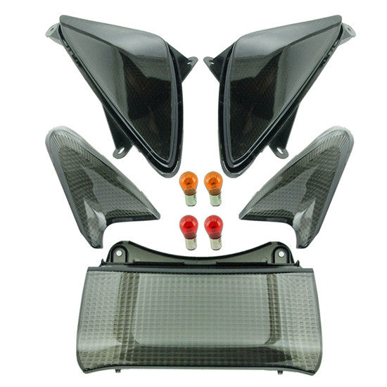 KIT FRECCE ANTERIORE GEMME FRECCE STOP POSTERIORE PER YAMAHA TMAX 500 2001-2007|277831198590