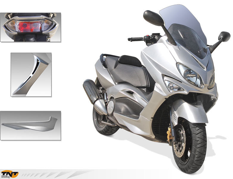 BLACK FAIRING KIT 12 pieces Yamaha TMAX T MAX 500 2001-2002-2003-2004-2005-2006-2007|277453336367