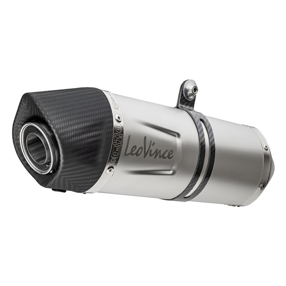 LEOVINCE LV ONE EVO GILERA GP 800 2008-2015 STAINLESS STEEL/CARB EXHAUST TERMINAL MUFFLER|364753389580