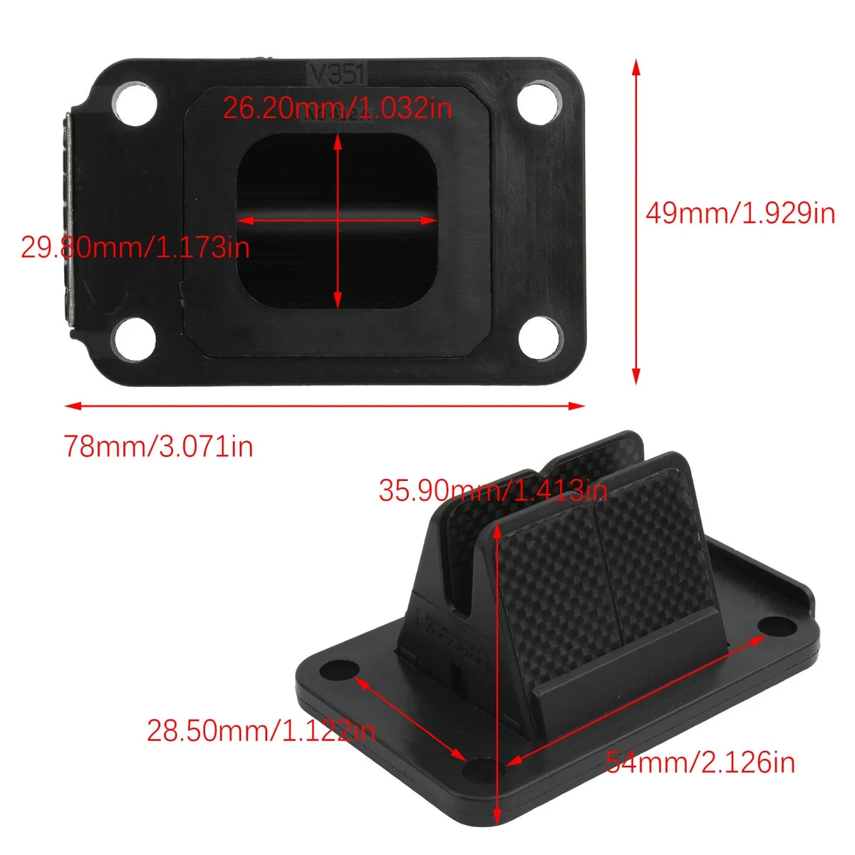 PACCO VALVOLA LAMELLARE VForce3 Minarelli Am6 Drakon RS CABALLERO XTM XSM XPOWER|366352792800