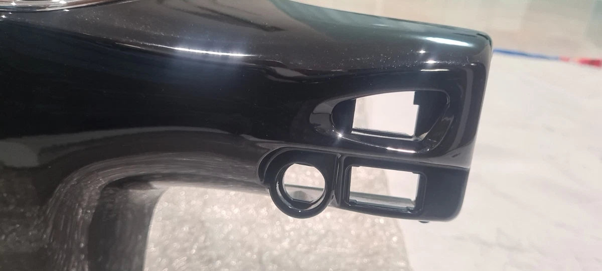 1B001007 Genuine Vespa GTS 300 2014-2016 Gloss Black Rear Handlebar Cover|389797753517