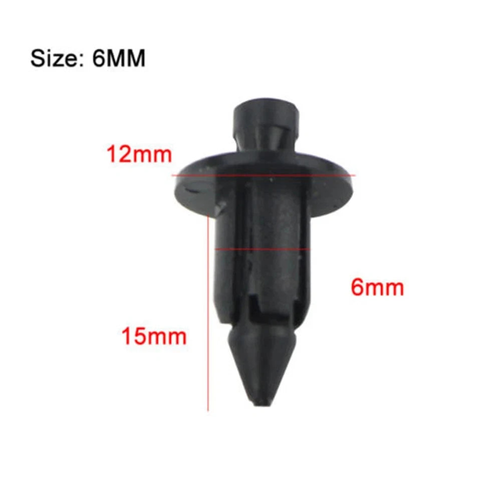10pz Buttoni Rivetti di plastica Clip di fissaggio Honda Yamaha Suzuki Kawasaki|277902938357