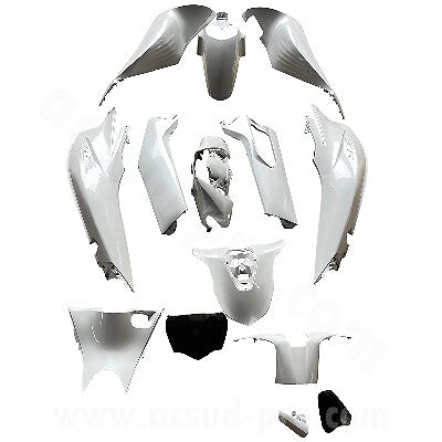 HULL KIT 13 PIECES FAIRING HONDA SH 125 / 150 CC 2020-2024 GLOSSY WHITE PEARL|406793367075