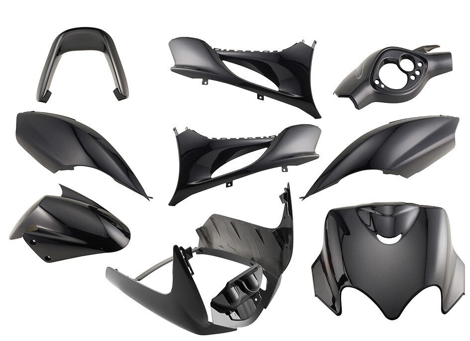 9pc Black Fairing Kit Yamaha Jog 50 R EU2 2002 > 2013|366297407566