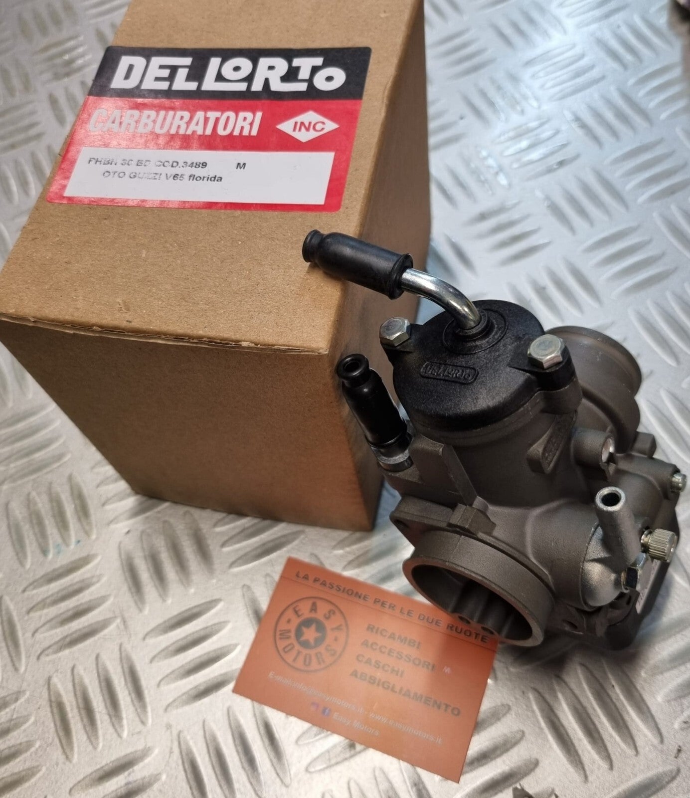 03489 CARBURATORI DELLORTO PHBH 30 BD MOTO GUZZI V65 FLORIDA - Foto 3 di 3